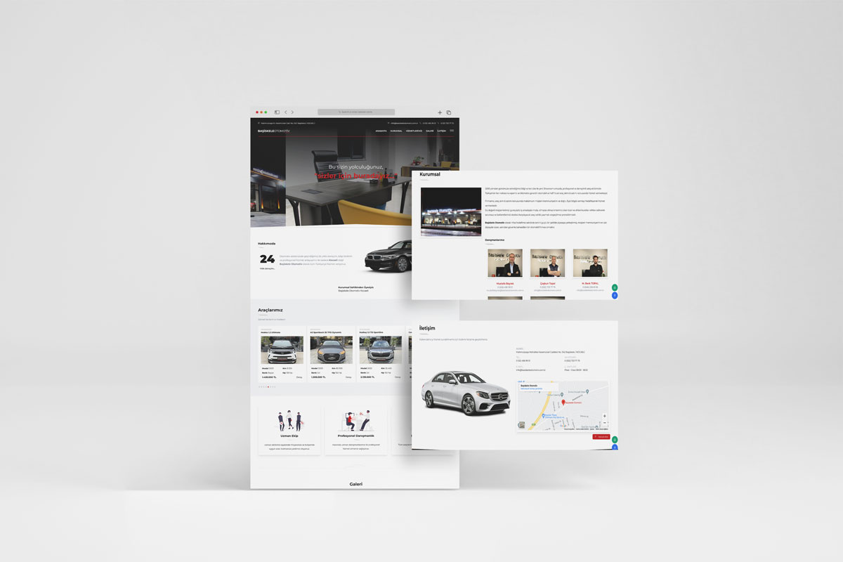 Başiskele Otomotiv Web Sitesi Tasarımı Tamamlandı